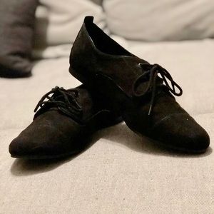 ALDO Oxford Women’s Shoes In Black Suede